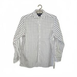 Polo by Ralph Lauren Men's dress shirt size Large White Black Checkered